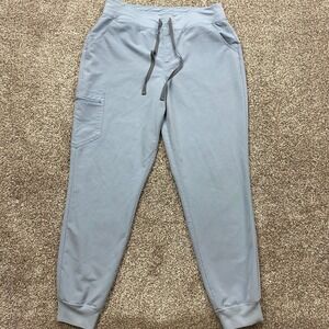 FIGS Scrub Pants mens XL/T Joggers Scrubs Drawstring Nursing‎ zamora blue